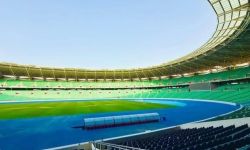 تجهيز ملعب البصرة الدولي لمباراة كوريا الجنوبية